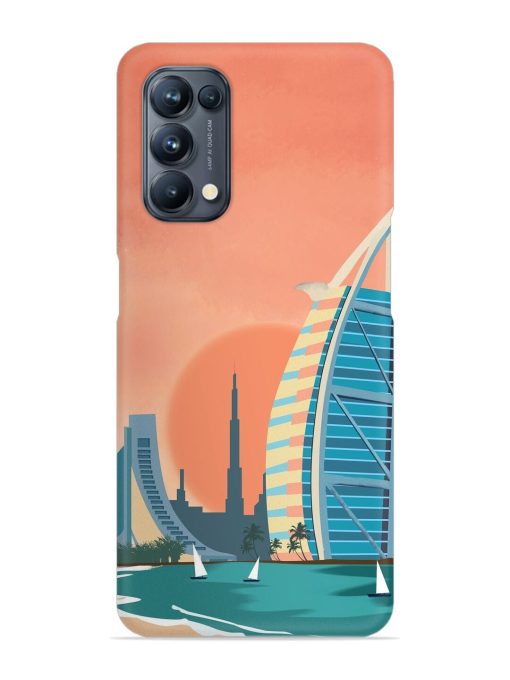 Dubai Architectural Scenery Snap Case for Oppo Reno 5 Pro (5G) Zapvi