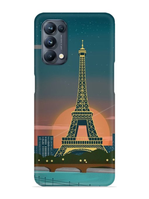 Scenery Architecture France Paris Snap Case for Oppo Reno 5 Pro (5G) Zapvi