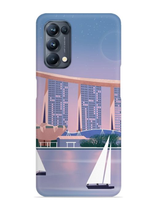 Singapore Scenery Architecture Snap Case for Oppo Reno 5 Pro (5G) Zapvi