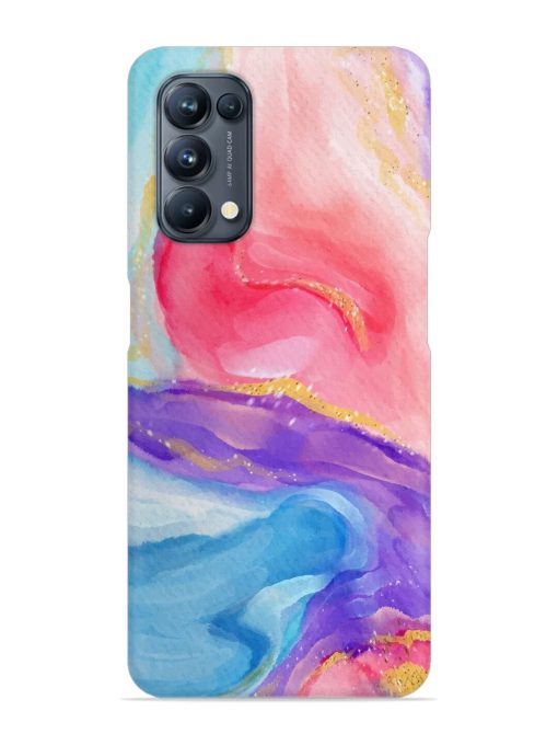 Watercolor Gradient Snap Case for Oppo Reno 5 Pro (5G) Zapvi