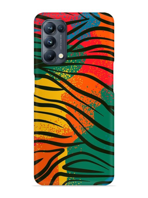 Bright Colorful Snap Case for Oppo Reno 5 Pro (5G) Zapvi