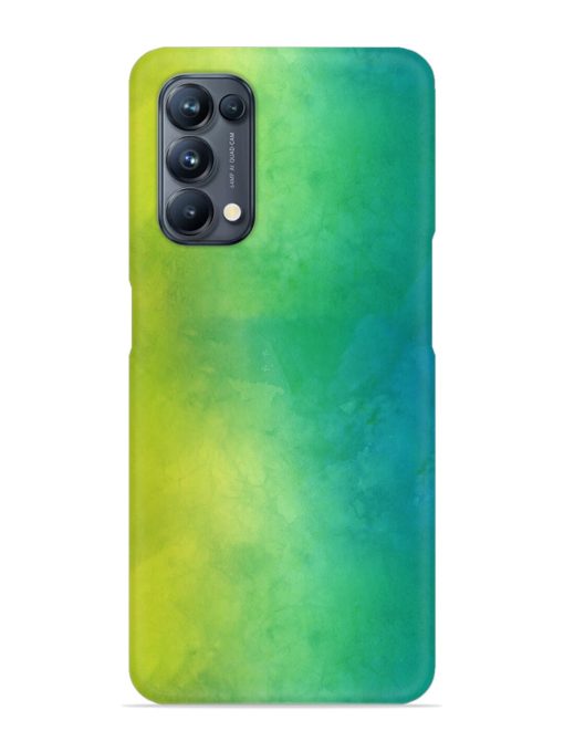 Yellow Green Gradient Snap Case for Oppo Reno 5 Pro (5G) Zapvi