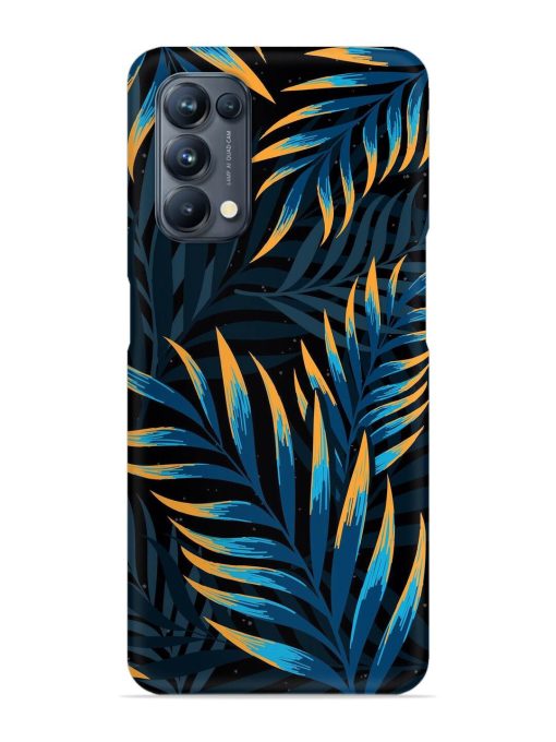 Abstract Leaf Art Snap Case for Oppo Reno 5 Pro (5G) Zapvi