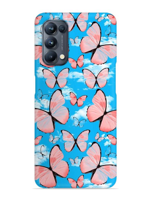 Seamless Pattern Tropical Snap Case for Oppo Reno 5 Pro (5G) Zapvi