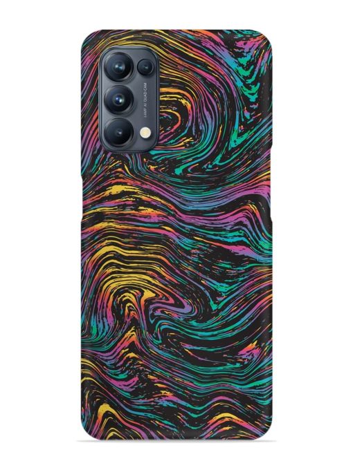 Abstract Liquid Colors Snap Case for Oppo Reno 5 Pro (5G) Zapvi