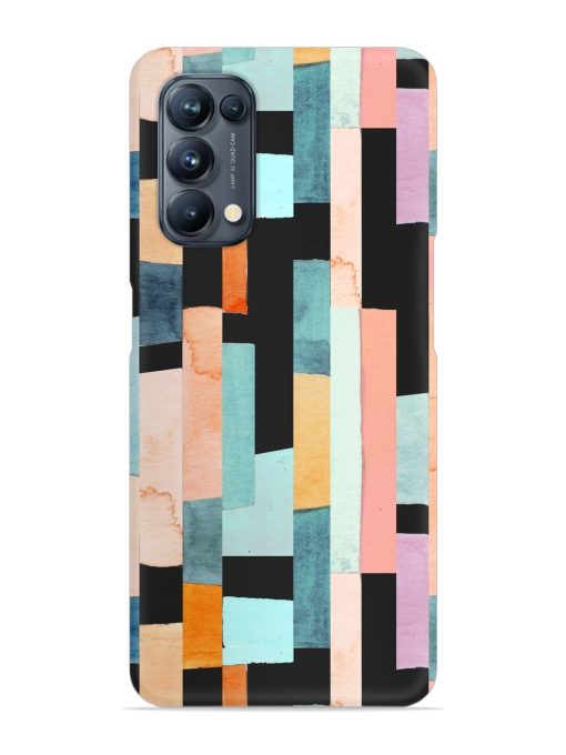 Geometric Seamless Pattern Snap Case for Oppo Reno 5 Pro (5G) Zapvi