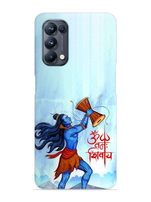 Illustration Lord Shiva Snap Case for Oppo Reno 5 Pro (5G) Zapvi