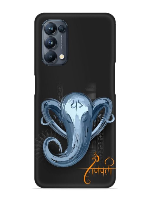 Illustration Lord Ganpati Snap Case for Oppo Reno 5 Pro (5G) Zapvi