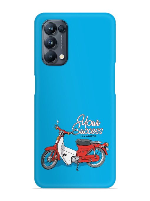 Motorcycles Image Vector Snap Case for Oppo Reno 5 Pro (5G)