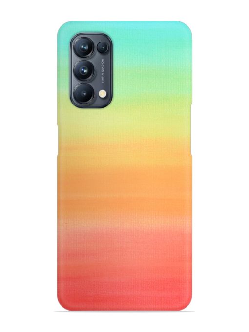 Background Sky Watercolor Snap Case for Oppo Reno 5 Pro (5G) Zapvi