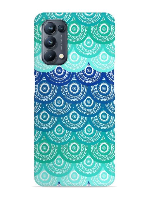 Ethnic Seamless Pattern Snap Case for Oppo Reno 5 Pro (5G) Zapvi