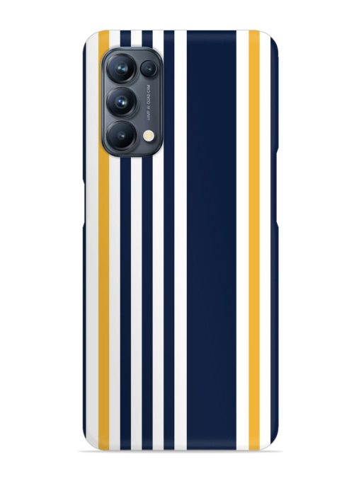 Seamless Stripe Pattern Snap Case for Oppo Reno 5 Pro (5G) Zapvi