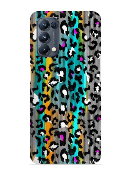 Mix Animal Skin Snap Case for Oppo Reno 5 Pro (5G) Zapvi