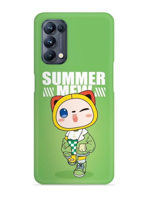 Summer Mew Snap Case for Oppo Reno 5 Pro (5G)