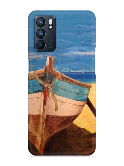 Canvas Painting Snap Case for Oppo Reno 6 (5G) Zapvi