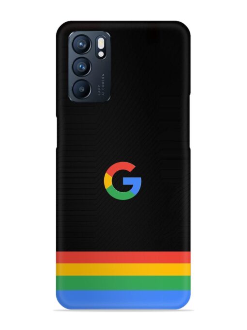 Google Logo Art Snap Case for Oppo Reno 6 (5G) Zapvi