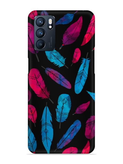 Feather Art Snap Case for Oppo Reno 6 (5G) Zapvi