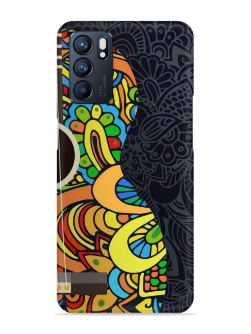 Guitar Vector Art Snap Case for Oppo Reno 6 (5G)