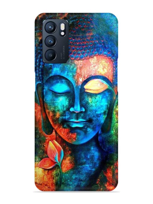 Buddha Painting Snap Case for Oppo Reno 6 (5G) Zapvi