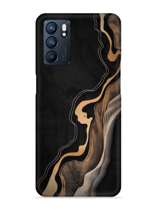 Abstract Art Snap Case for Oppo Reno 6 (5G) Zapvi