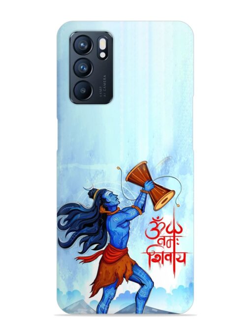 Illustration Lord Shiva Snap Case for Oppo Reno 6 (5G) Zapvi