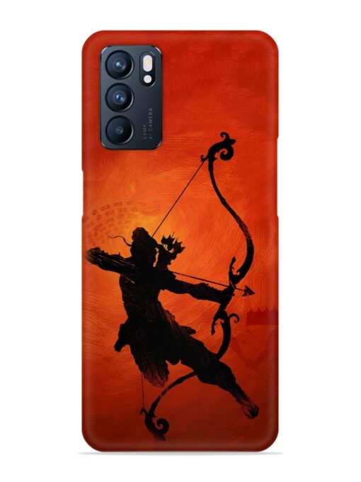 Illustration Lord Rama Snap Case for Oppo Reno 6 (5G)