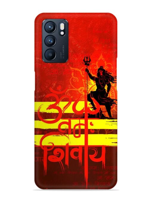 Illustration Lord Shiva Snap Case for Oppo Reno 6 (5G) Zapvi