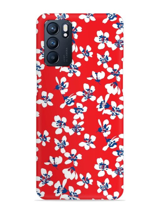 Hand Drawn Abstract Snap Case for Oppo Reno 6 (5G)