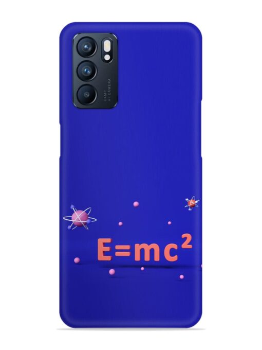 Formula Relativity Equation Snap Case for Oppo Reno 6 (5G)