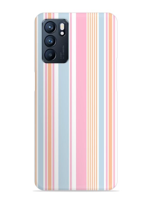 Stripe Seamless Pattern Snap Case for Oppo Reno 6 (5G) Zapvi