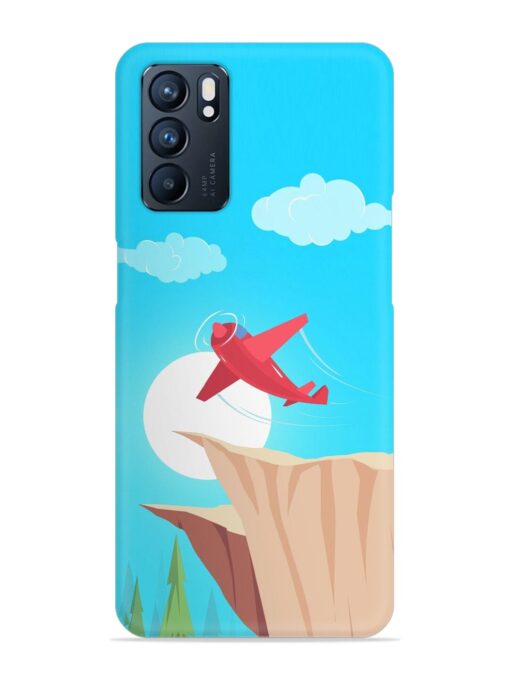 Small Planes In Flight Snap Case for Oppo Reno 6 (5G)