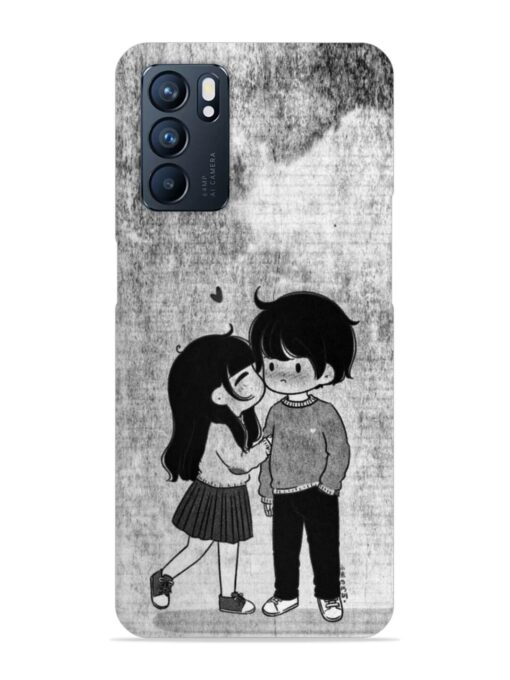 Couple Love Highlights Snap Case for Oppo Reno 6 (5G)