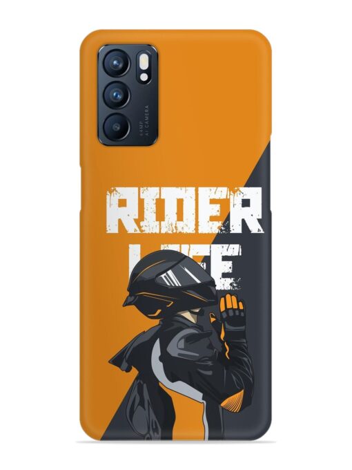 Rider Life Snap Case for Oppo Reno 6 (5G) Zapvi