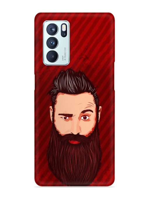 Beardo Man Snap Case for Oppo Reno 6 Pro (5G) Zapvi