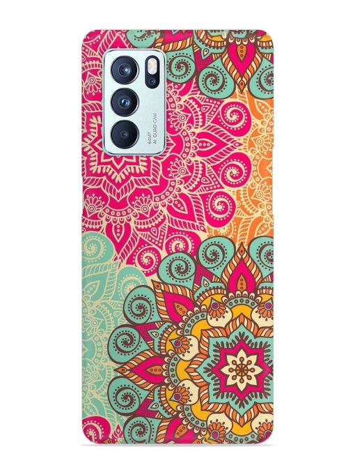 Mandala Seamless Snap Case for Oppo Reno 6 Pro (5G) Zapvi