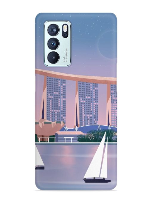 Singapore Scenery Architecture Snap Case for Oppo Reno 6 Pro (5G) Zapvi