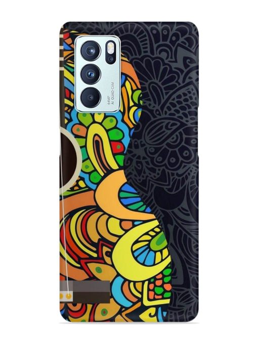 Guitar Vector Art Snap Case for Oppo Reno 6 Pro (5G) Zapvi