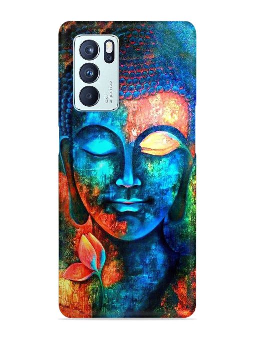 Buddha Painting Snap Case for Oppo Reno 6 Pro (5G) Zapvi