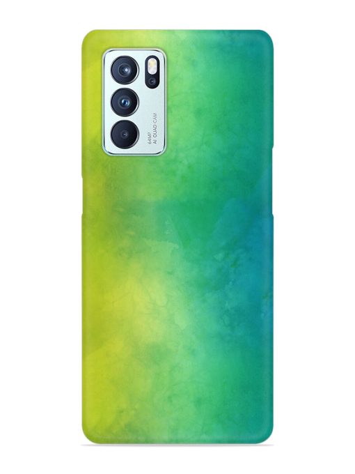 Yellow Green Gradient Snap Case for Oppo Reno 6 Pro (5G) Zapvi