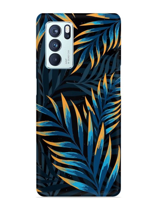 Abstract Leaf Art Snap Case for Oppo Reno 6 Pro (5G) Zapvi