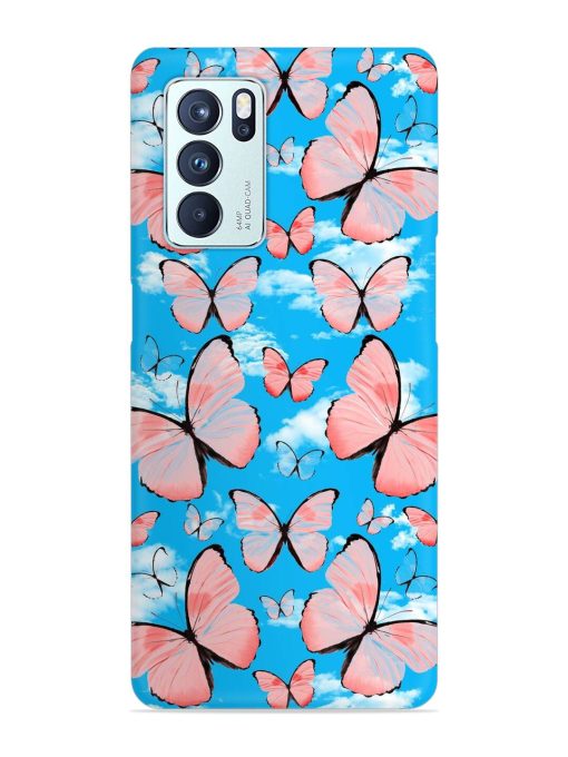 Seamless Pattern Tropical Snap Case for Oppo Reno 6 Pro (5G) Zapvi