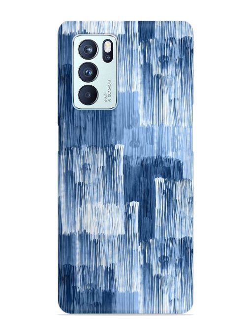 Abstract Pattern Stripes Snap Case for Oppo Reno 6 Pro (5G)