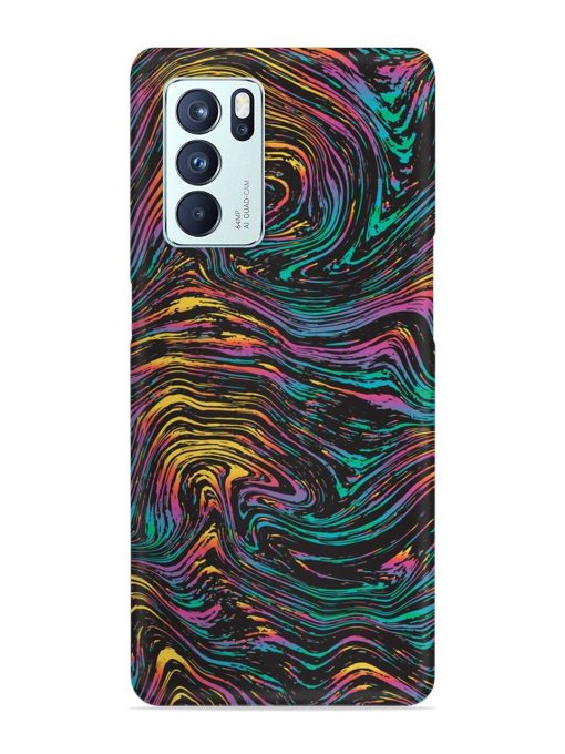 Abstract Liquid Colors Snap Case for Oppo Reno 6 Pro (5G) Zapvi