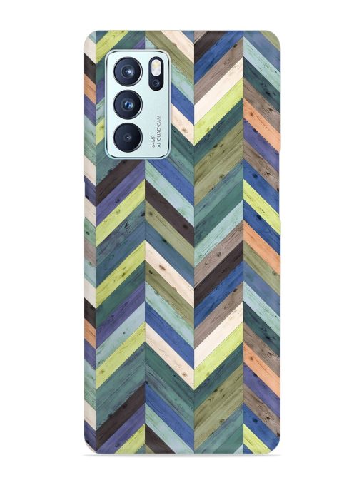 Chevron Random Color Snap Case for Oppo Reno 6 Pro (5G)