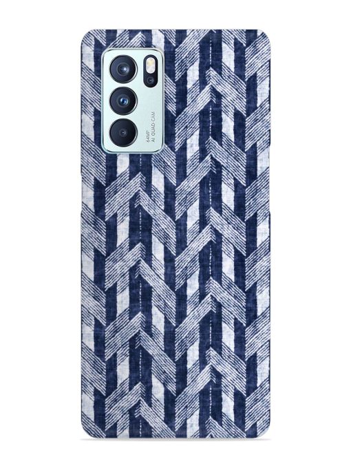 Abstract Herringbone Motif Snap Case for Oppo Reno 6 Pro (5G) Zapvi