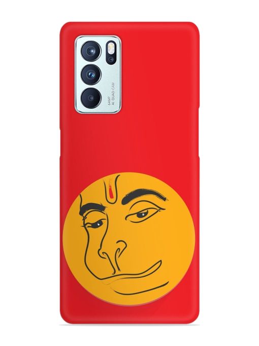 Lord Hanuman Vector Snap Case for Oppo Reno 6 Pro (5G) Zapvi