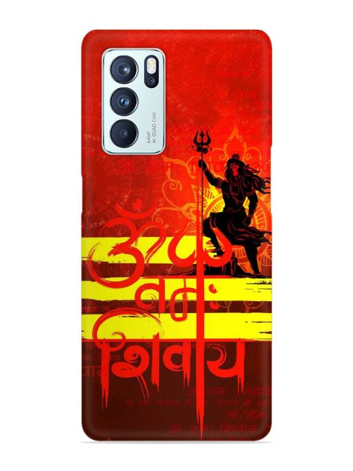 Illustration Lord Shiva Snap Case for Oppo Reno 6 Pro (5G) Zapvi