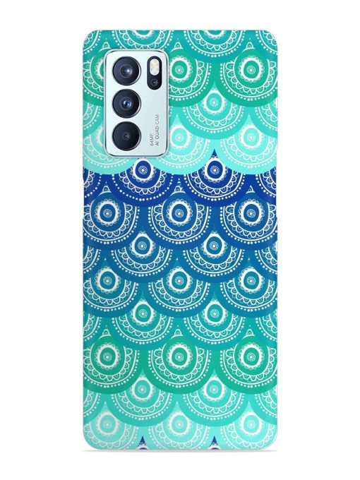 Ethnic Seamless Pattern Snap Case for Oppo Reno 6 Pro (5G)