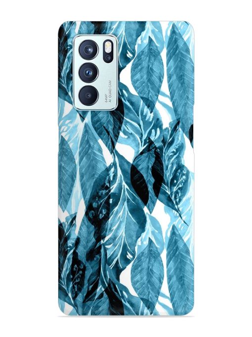 Leaves Pattern Jungle Snap Case for Oppo Reno 6 Pro (5G) Zapvi