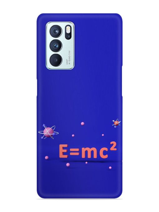 Formula Relativity Equation Snap Case for Oppo Reno 6 Pro (5G) Zapvi